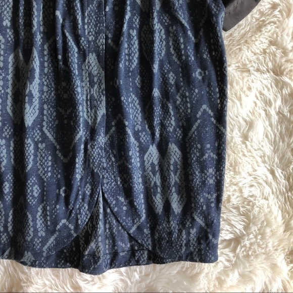 Rebecca Taylor Open Back Python Short Sleeve Tee - Picture 4 of 5